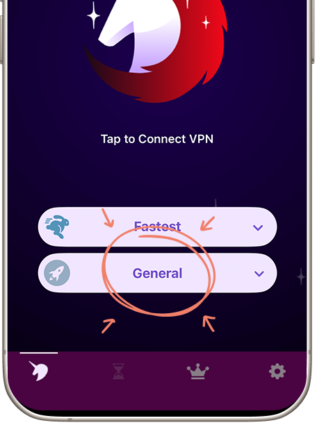 Step 2: Open Service Selector