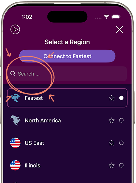 Step 3: Search and Connect to UK